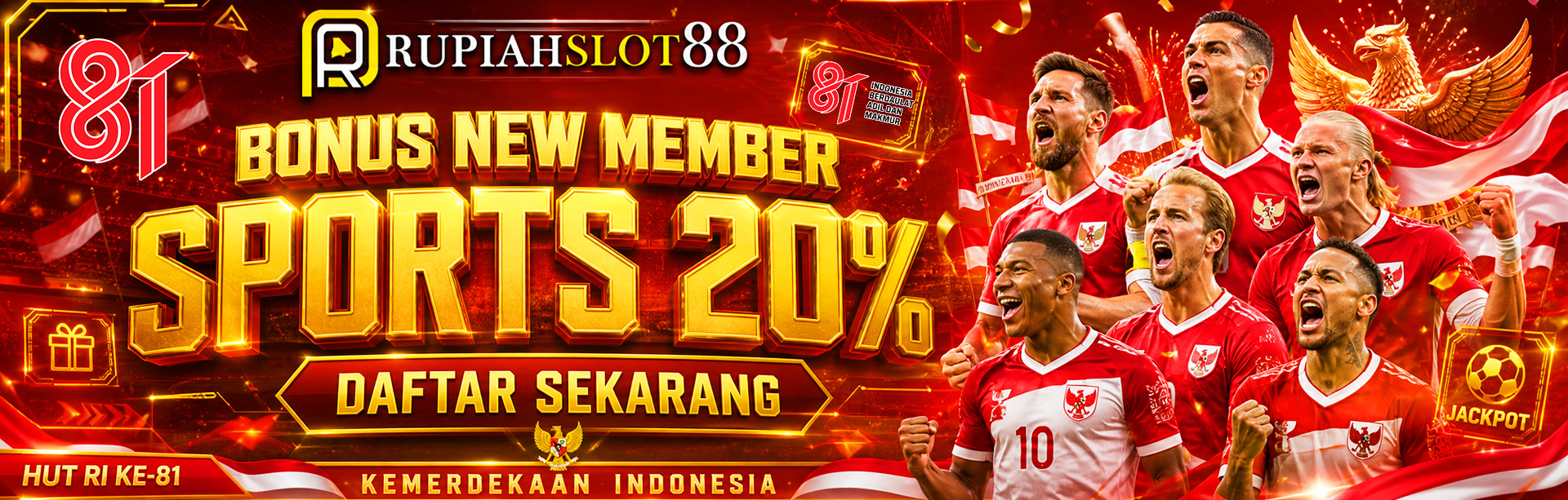 BONUS NEW MEMBER SPORT 20%